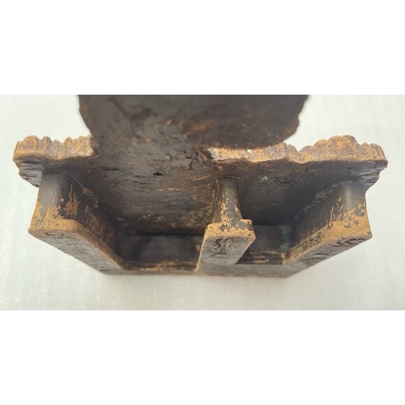 VTG Syroco White Tan Scotty Scottie Scottish Terrier Dog Brush Holder (no brush) - Picture 8 of 11